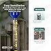 Headwind EZRead 26” Giant Professional Outdoor rain Gauge, USA Made Heavy Duty All Weather Freeze Proof mountable with Float, Dark Blue (820-0020)