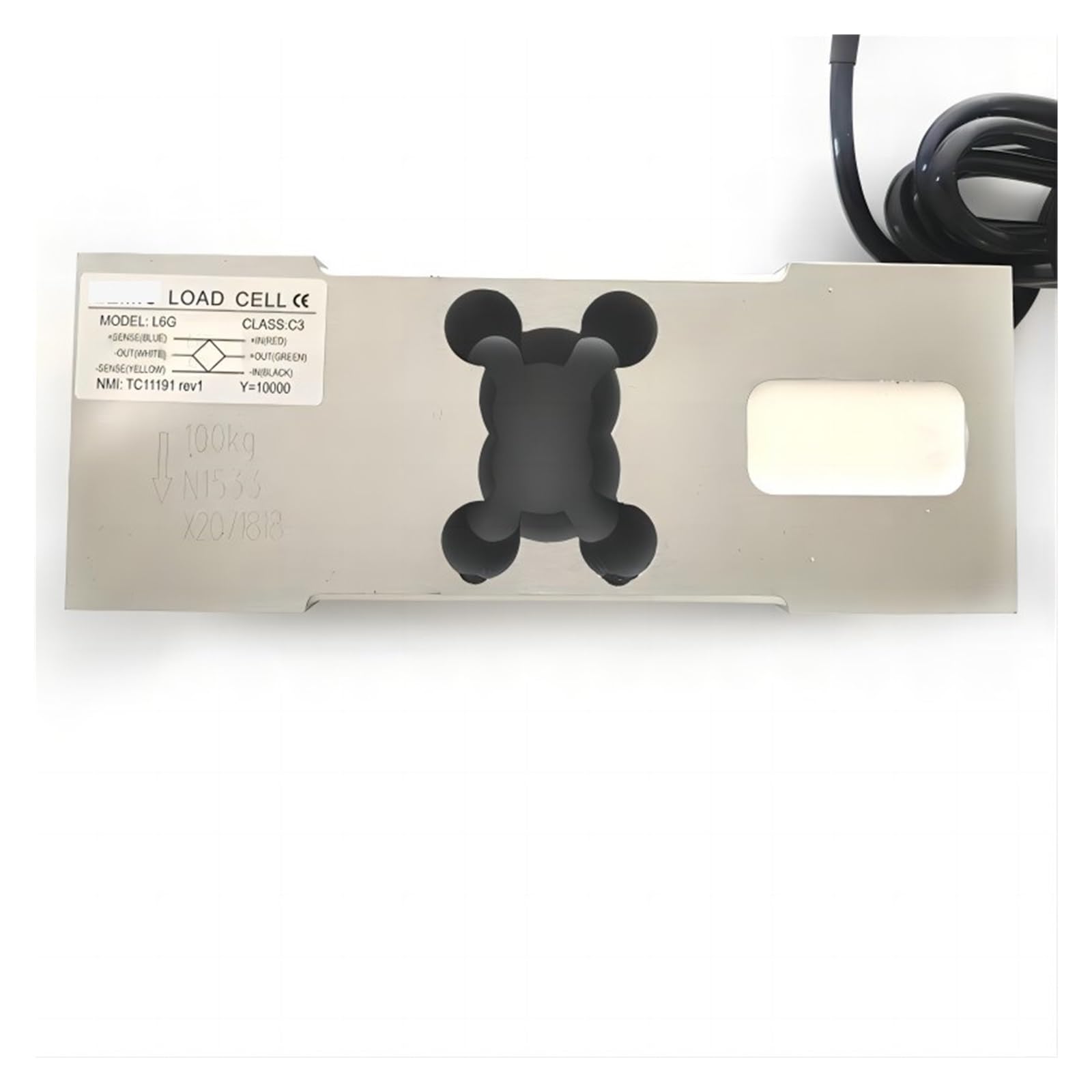 50KG-600KG L6G C3 Bilancia a piattaforma Sensore di pesatura a pressione a trave parallela a punto singolo Bilancia di calcolo elettronica(500KG)
