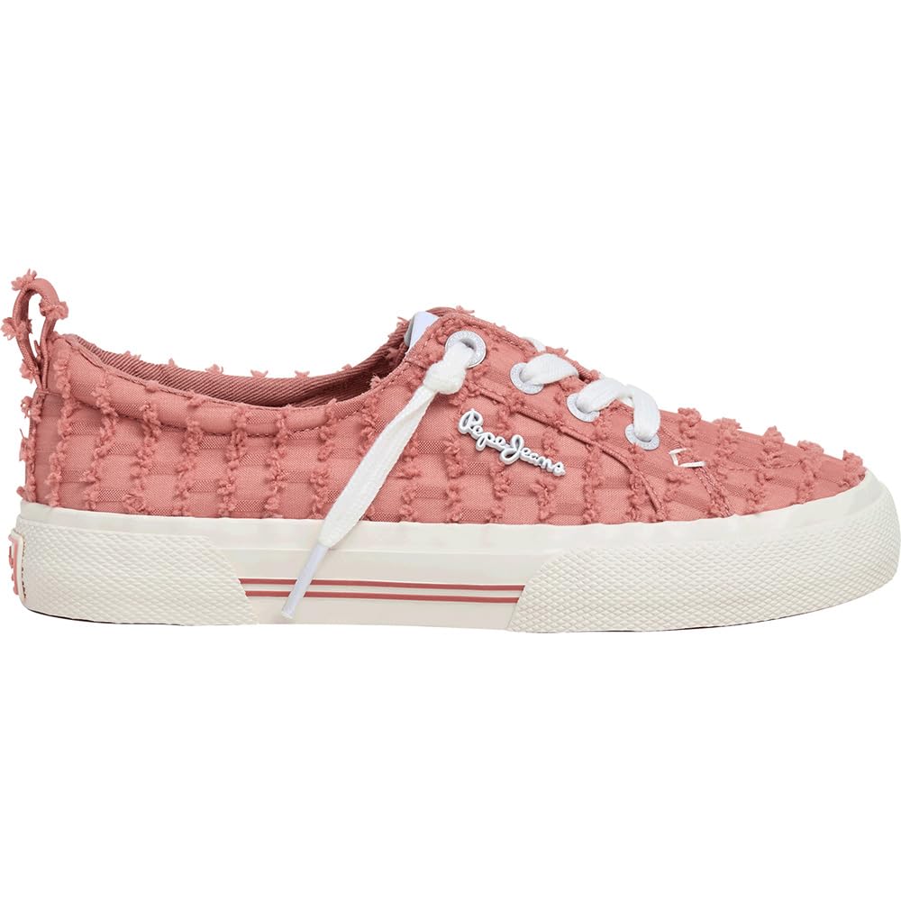 Pepe Jeans Kenton Alize G Sneak, Pink (Claret Pink), 13.5 UK