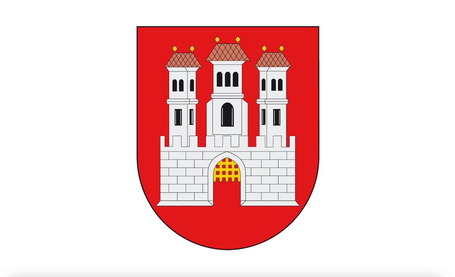 Drapeau de la ville de Bratislava pavillon Slovaquie finitions soignées