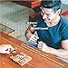 BSIRI Wooden Tic Tac Toe Game - Brain Teaser Puzzles for Adults and Unique Gifts for Kids, Coffee Table Decor Living Room Decor Modern Wood Decor, Classic Board Games for Family (5.5 Inch)