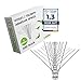 Produktbild ISOTRONIC Vogelabwehr 5 Meter Taubenabwehr Spikes mit Sollbruchstellen - Taubenabwehr Balkon, Dach und Fenster - Taubenschutz