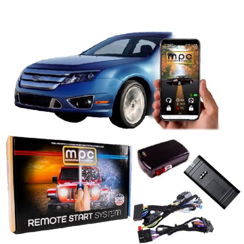 MPC Smartphone or OEM Remote Activated Remote Start Kit for 2010-2012 Ford Fusion - Includes T-Harness - Firmware Preloaded