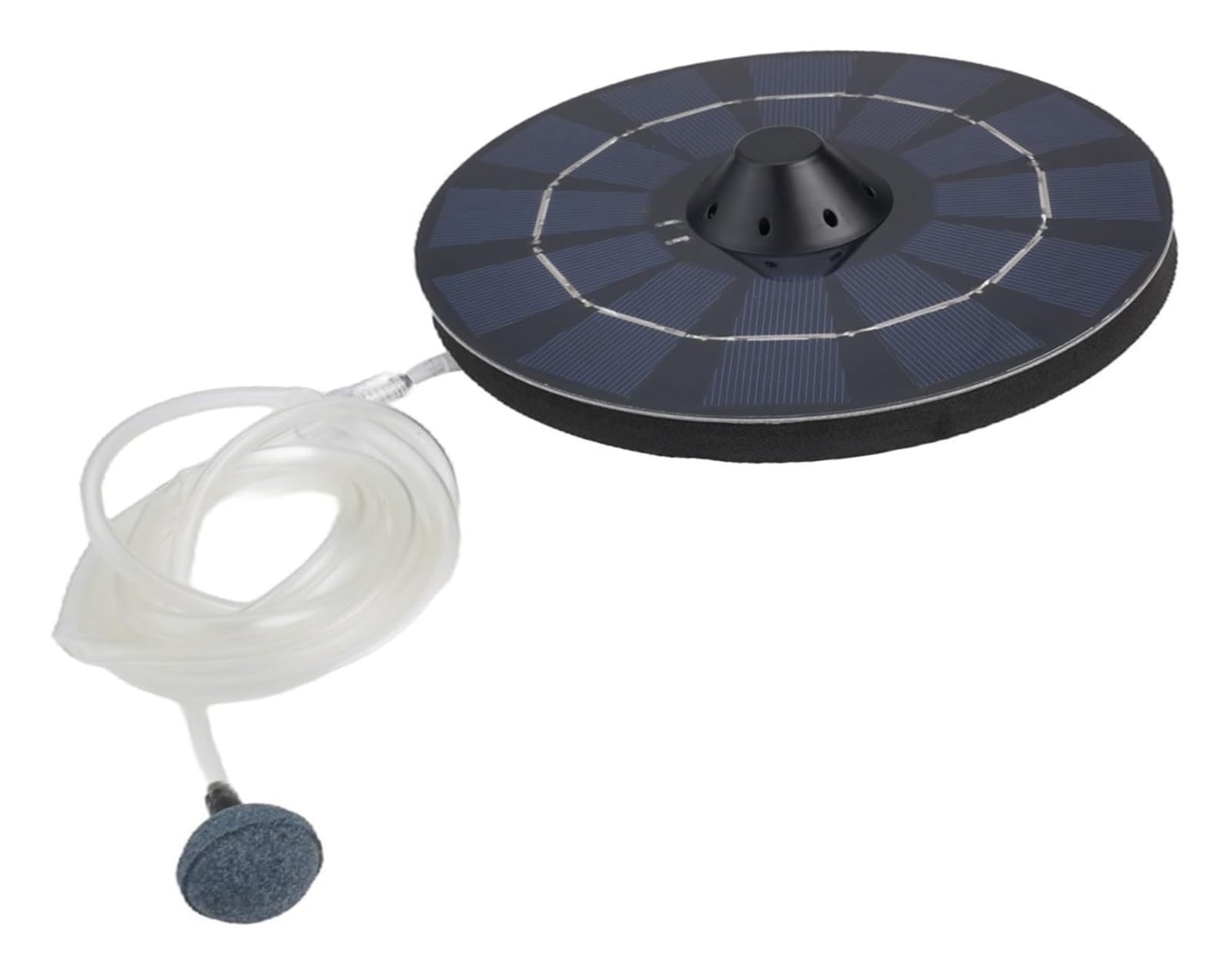 Pompa solare for laghetto con pietra a bolle e tubo dell'aria
