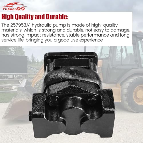 Image of 257953A1 Hydraulic Pump | Fits for Case 580M 580L 570MXT 570LXT Series 2 Backhoe New Holland LV80 U80# 47362917