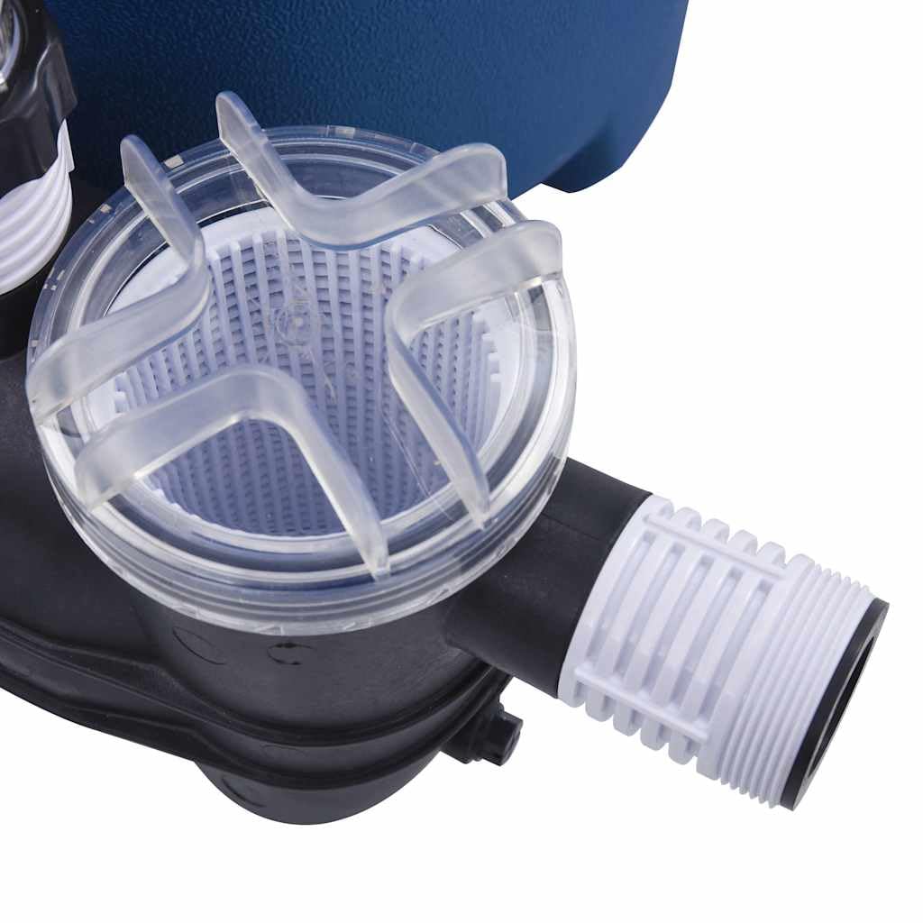 Système de filtration à sable - Pompe de piscine - 10980 l/h - Avec minuterie - Système de filtration 530 W - Valve à 7 voies - Préfiltre - Raccord 38 mm