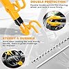 Steering Wheel Lock Twin Bar, Steering Wheel Locks, Car Universal Steering Lock Heavy Duty High Visibility Universal Fit for Cars, SUVs, Motorhomes, Caravans, 2 Keys #5