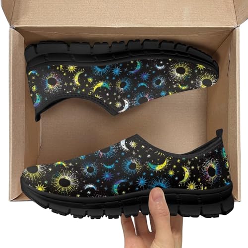 Image of Women's Loafers Slip On Slip Shoe Casual Walking Shoes Non Slip Work Shoes Mesh Athletic Sneakers