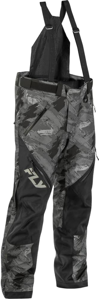 SNX Pro Winter Bibs – Men’s Waterproof, Windproof Snowmobile Shell with Removable Liner for Cold Weather Riding