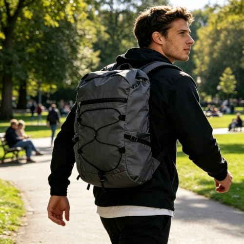 Mochila ligera portátil 20L para senderismo unisex miniatura 5