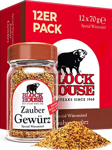 Block House Zaubergewürz 12x 70g Gewürzmischung im Glas - in Restaurantqualität Cover