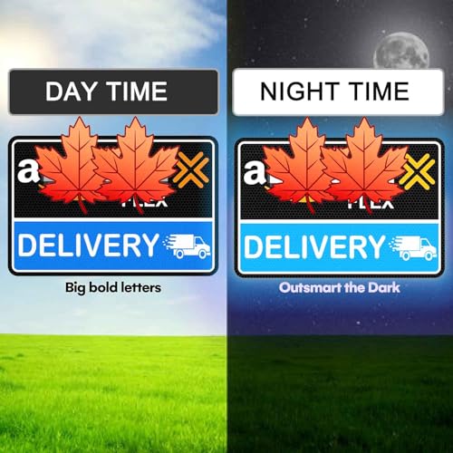 Flex Delivery Driver Car Magnet, 3PCS Frequent Stops Removable Set, Delivery Vehicle Magnet Car Door and Bumper Sign, High Reflective Waterproof Weather-Resistant by KuraMart - Image 4