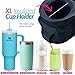Swanoo Stroller Caddy Organizer With Cup Holder, Non Slip Straps Bag for Phone, Pet Stroller Accessories, Universal Fits Uppababby Vista v2 Wonderfold Wagon, Doona and More