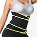 Zzalalana Waist Trainer for Women Tummy Control Waist Cincher Corset Belt for Body Shaper Sport Workout Weight Loss Shapewear Yellow