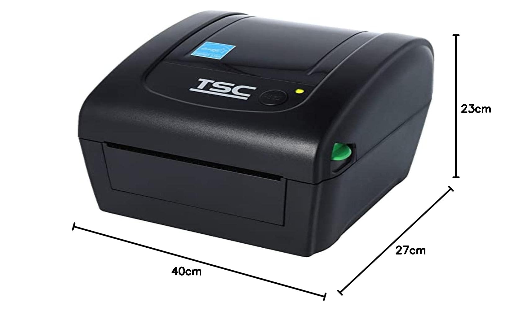 TSC DA220 Drucker mit Abreißkante - 203 DPI - Thermodirektdrucker - 108 mm max. Druckbreite, LAN, USB Schnittstellen, Versandetiketten-Drucker, schwarz