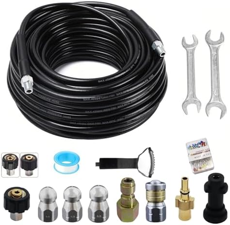 Kit Limpieza Canalones Karcher 10M – Compatible con K2-K7, Bosch,...