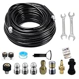 Neuytiky Sonda Sturatubi per Idropulitrice 10m – Compatibile Kärcher K2-K7 & Bosch, 5800PS...