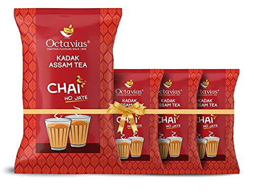 Image of Octavius KADAK Assam CTC Chai | Strong Kadak Regular Black Tea - 1+75 Kg Tea