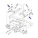 Tektall Front End Bushing Control Arm Bushing Sleeve Repair Kit for Club Car Precedent 2004-up Golf Cart, # 102288101 1029562-01 102287701 1102287601