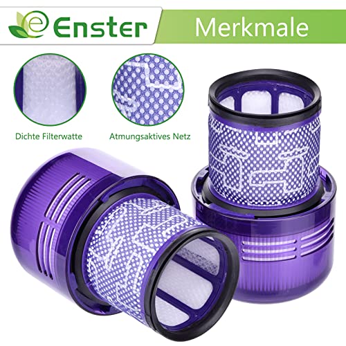Replacement Filters for Dyson V11 Animal, V11 Torque Drive, V11 Extra Vacuum 3 Pack Filters Replacement for V15 Detect V15s Detect Submarine Vacuums Replace Part # 970013-02