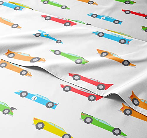Race Car Sheet Set, Car Bed Sheet Set, Boy Sheets, Twin Size Boy Sheets, Toddler Sheets, Toddlers Sheets for Twin Beds, Fun Kids Sheets, Teen Bed Sheets, Fun Toddler Sheets, Children Sheets for Boys