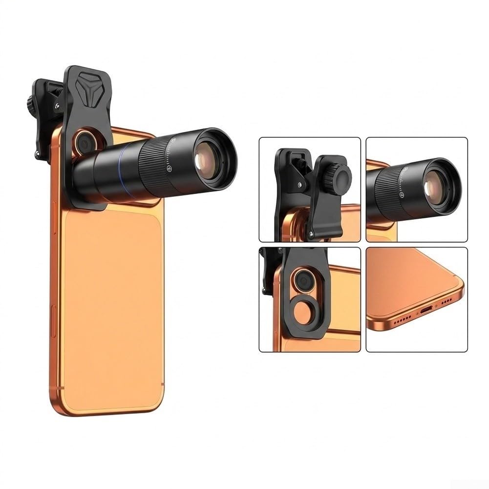 Objectif pour zoom 6X 144mm Équivalent pour Mobile Objectif pour