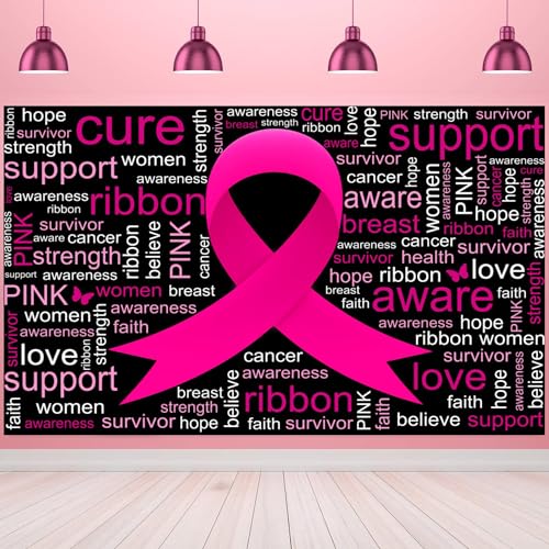 Fondo Fotográfico 7x5ft Awareness Cáncer de Mama miniatura 1