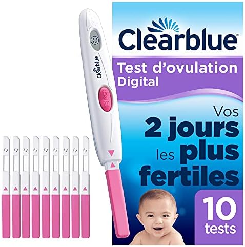 Test D'ovulation Clearblue Digital, Vous Aide A Concevoir, C'est Prouvé, 1  Appareil Digital Et 10 Tests : Amazon.fr: Hygiène Et Santé