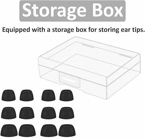 Miniatura 4 de 6 pares de auriculares de repuesto para Galaxy Buds Pro Eartips, S/M/L de 3 tamaños, goma de silicona flexibles, puntas de ala compatibles