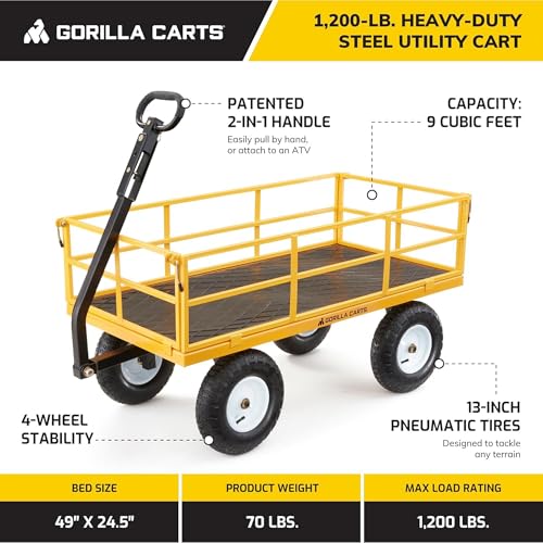 Heavy Duty Electric Wheelbarrow Cart