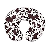 Psesaysky Brown Cow Baby Nursing Pillow Cover Stretchy Breathable Breastfeeding Pillow Cover Easy to Clean Neutral Pillow Cover for Infant Snug