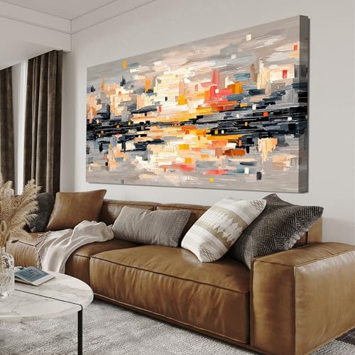 Abstract Wall Art Decor Large Wall Art for Living Room Abstract Canvas Art Wall Decor Modern...