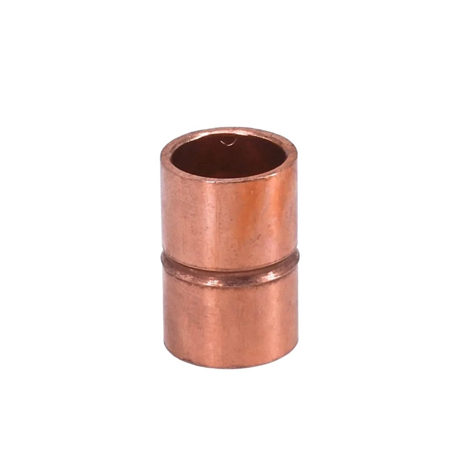 6.35-159mm 1/4" 3/8" 1/2" 5/8" 3/4" 1" -6.25" ID Copper End Feed Solder Straight Coupling Pipe Fitting Connector Air Conditioner(1.9x0.8mm) Brass Hose