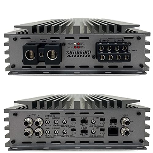 Sundown Audio SALT-500.4 Series 2000W RMS 4 Channel Car Amplifier