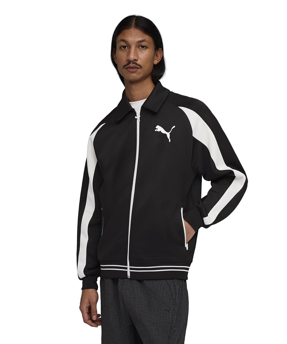 PUMA Men's T7 Big Cat Training Jacket, black, L