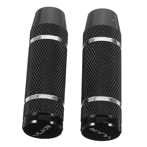 Abaodam 2pcs Stainless Steel Bike Pegs Non- Grooves Cylinder Foot Pedals for Essential Parts for Easy Installation and Repair