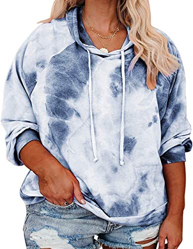 VISLILY Plus Size Hoodies for Women 3X Long Sleeve Sweatshirts ZS 22W