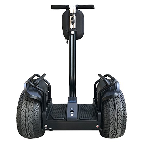 Smart Self Balance Scooter Personal Transporter 19 inch Super Street Tires (SS Black)