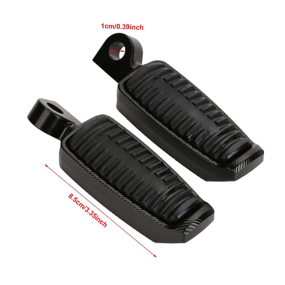 Riloer Pedane moto 45 gradi nero compatibile con Harley Sportster XL 883 XL 1200 V-Rod Low Hugger