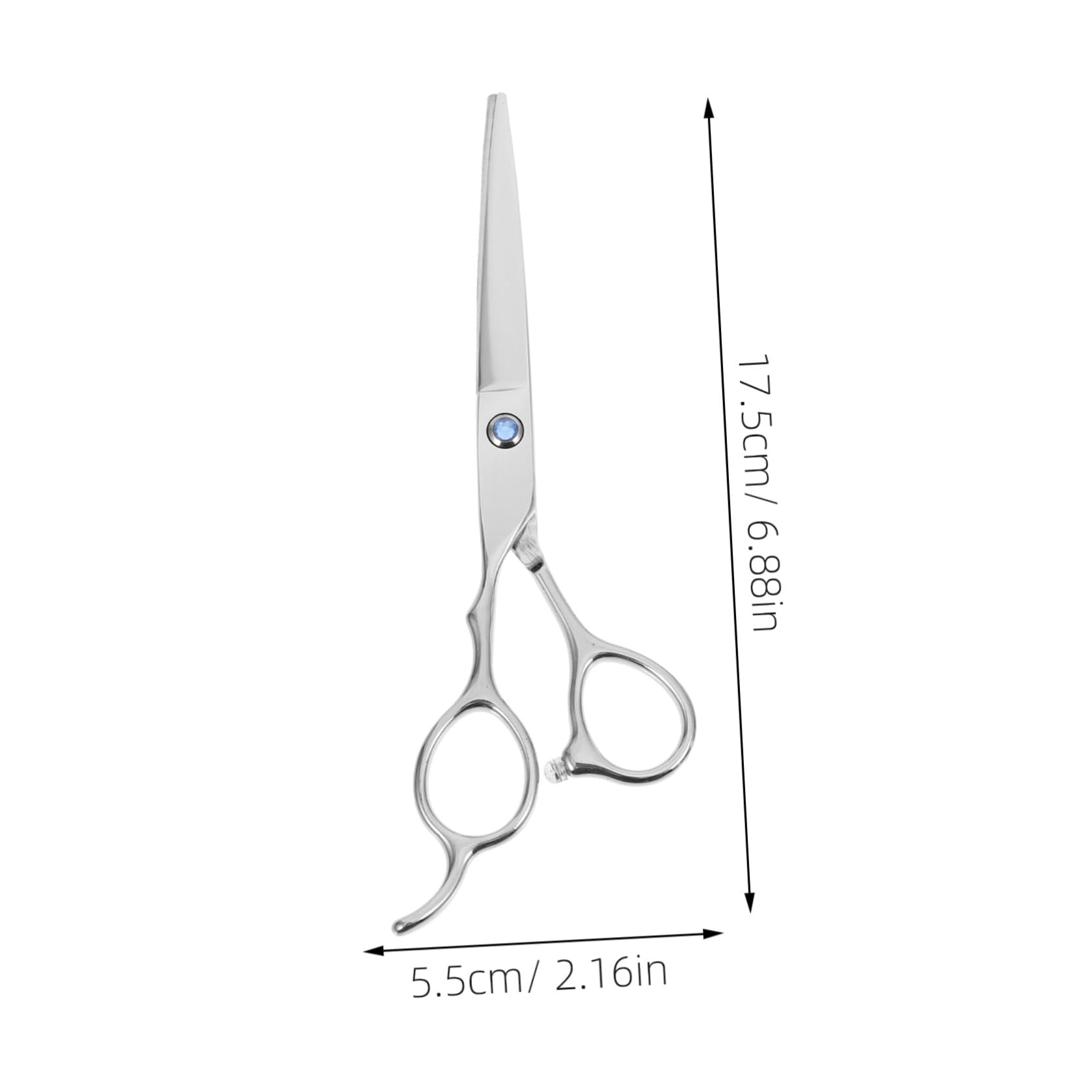 Healeved Juego De 2 Tijeras Para Cortar El Pelo Zurdos 6 Pulgadas Acero Inoxidable Herramientas Ergonómicas Para Peluquería Barbería Uso Profesional y Doméstico Color Plateado