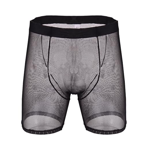 Calzoncillos tipo bóxer de malla negra Evankin talla M para hombre
