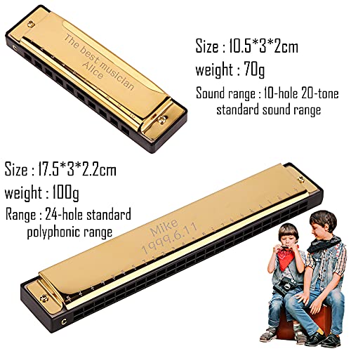 Harmonica personnalisé en Acier Inoxydable ID Harmonica personnalisé gravé Harmonicas Adultes gratuits - Les Beatles, Paul McCartney, John Lennon, RIngo Starr, George Harrison Harmonica personnalisé en Acier Inoxydable ID Harmonica personnalisé gravé Harmonicas Adultes gratuits – Image 5