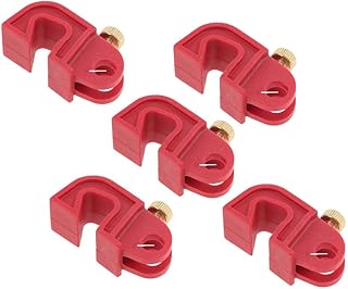5 PCS Heavy Duty Red Universal Circuit Breaker Lockout with Screw, Safe
