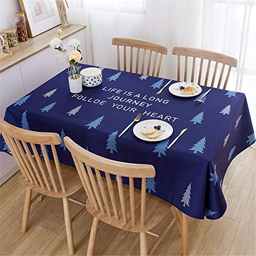 ROTIN Decoración Impermeable y de Mantel a Prueba de Aceite para la Mesa de hogar 60 * 60cm B