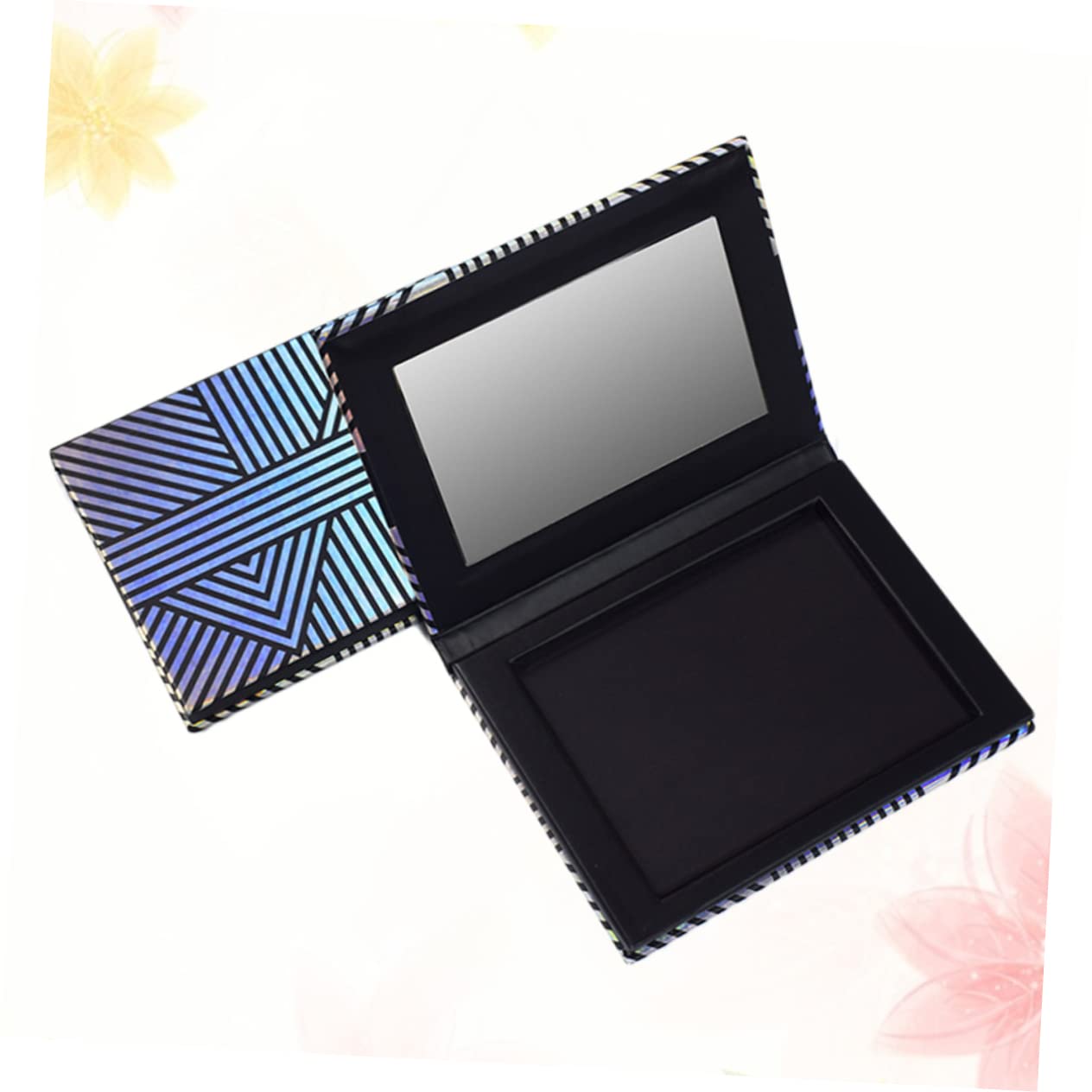 3 Pièces Trousse Cosmétique Vide Magnétique Avec Miroir Palette Vide Maquillage Pour Les Yeux Petite Palette Magnétique Palette De Fards à Paupières Vide Palette Magnétique Vide