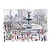 Galison Michael Storrings Bethesda Fountain Jigsaw Puzzle,27” x 20''Illustrated Art Puzzle with Scene from a Central Park Landmark Challenging Family Friendly Fun Indoor Activity,Multicolor