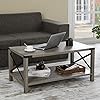 Amerlife 4-Piece Living Room Table Set - Includes TV Stand, Coffee Table, & Two End Tables for Farmhouse - Grey Wash - Image 7