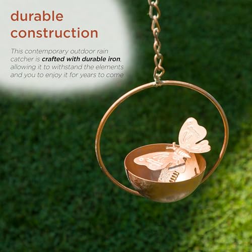 image for Alpine Corporation QES142HH Metal Hanging Butterfly with Spring Chain 