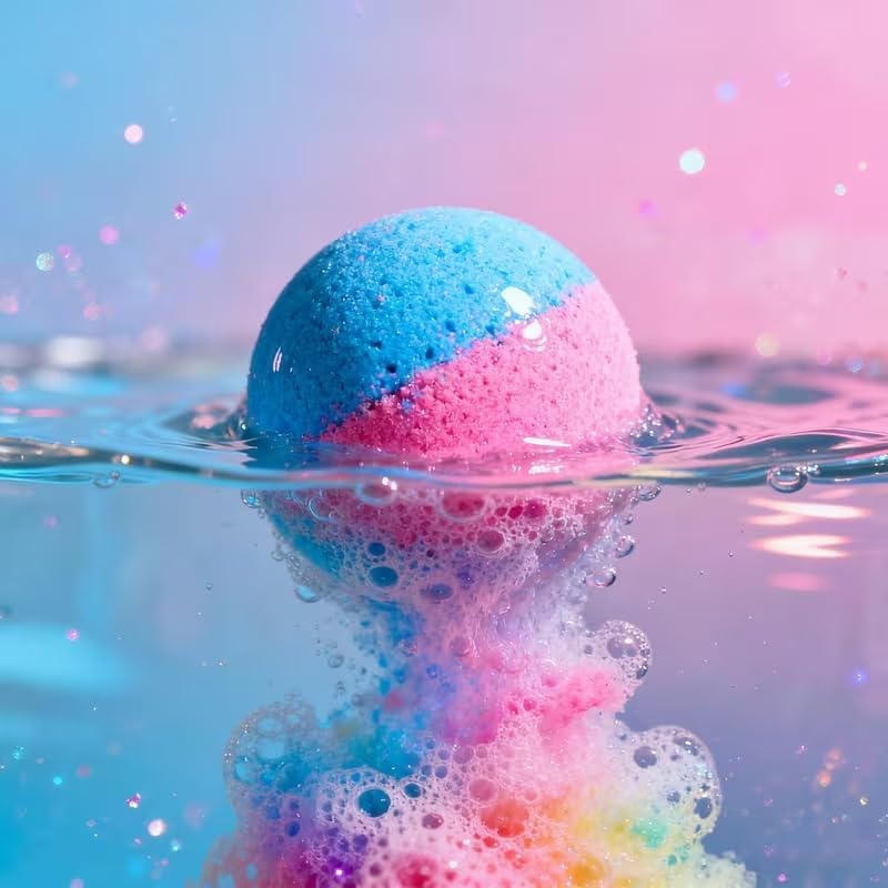 Theme Bath ball- 50g Each, Natural Fragrance Handcrafted Fizzy Bath Bomb Perfect for Relaxing Bath & Skin Nourishment Ideal Gift for Kids, Men & Women (pack of 1)-picture-40