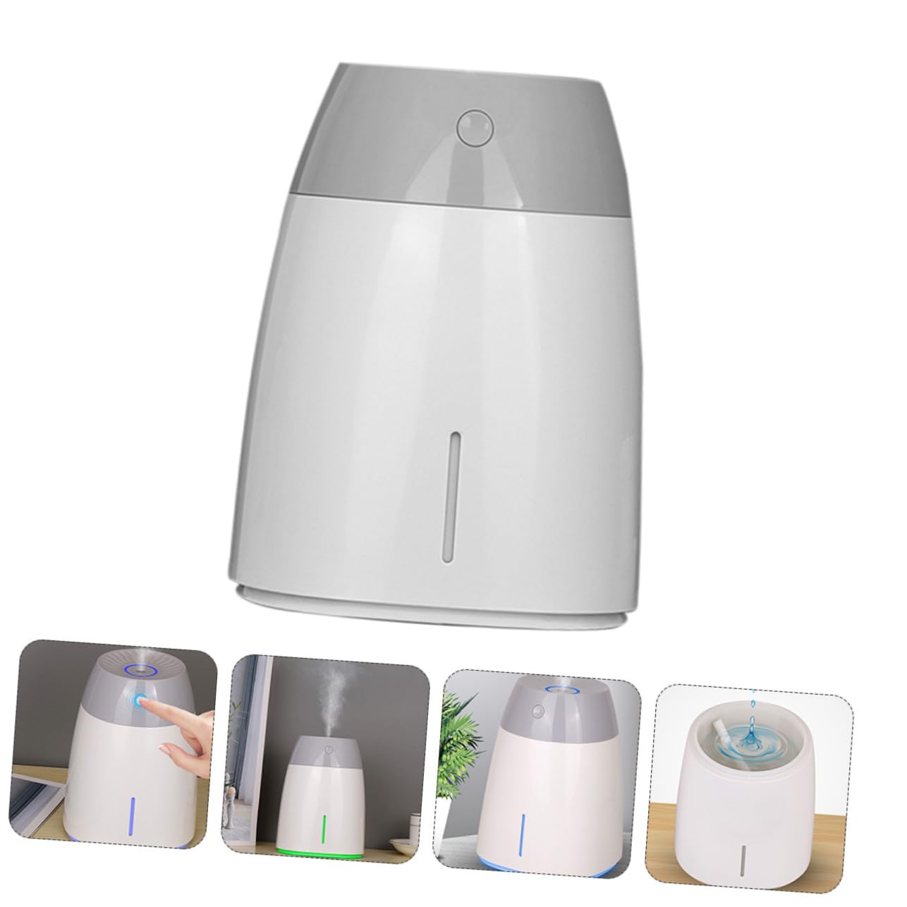 Gatuida Umidificatore Portatile Grande Capacità 800ml in Abs Funzione Timer e Bassa Rumorosità per Cucina e Salone di Bellezza